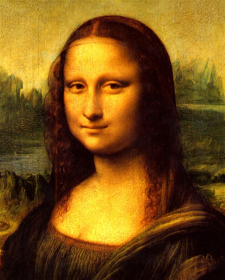 Mona Lisa headcrop