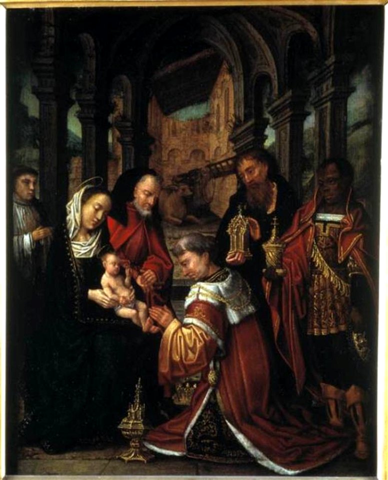 Mogelijk Ambrosius Benson - De aanbidding van de wijzen met een schenker - ABM s66 - Museum Catharijneconvent