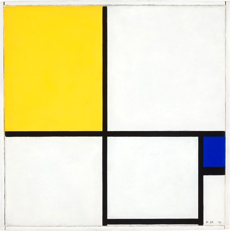 Mondrian - Composition no II, 1929 - Free Stock Illustrations | Creazilla