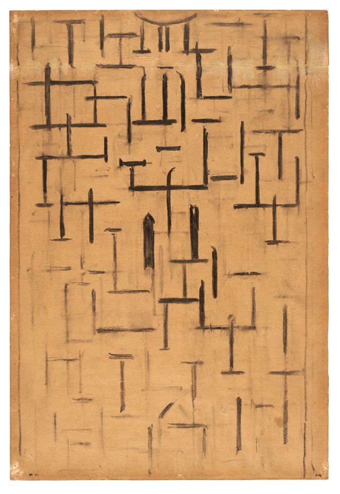 Mondrian - Church Facade 5, 1940