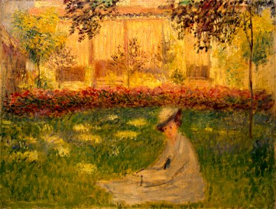 Monet - Femme assise dans le jardin (1876)