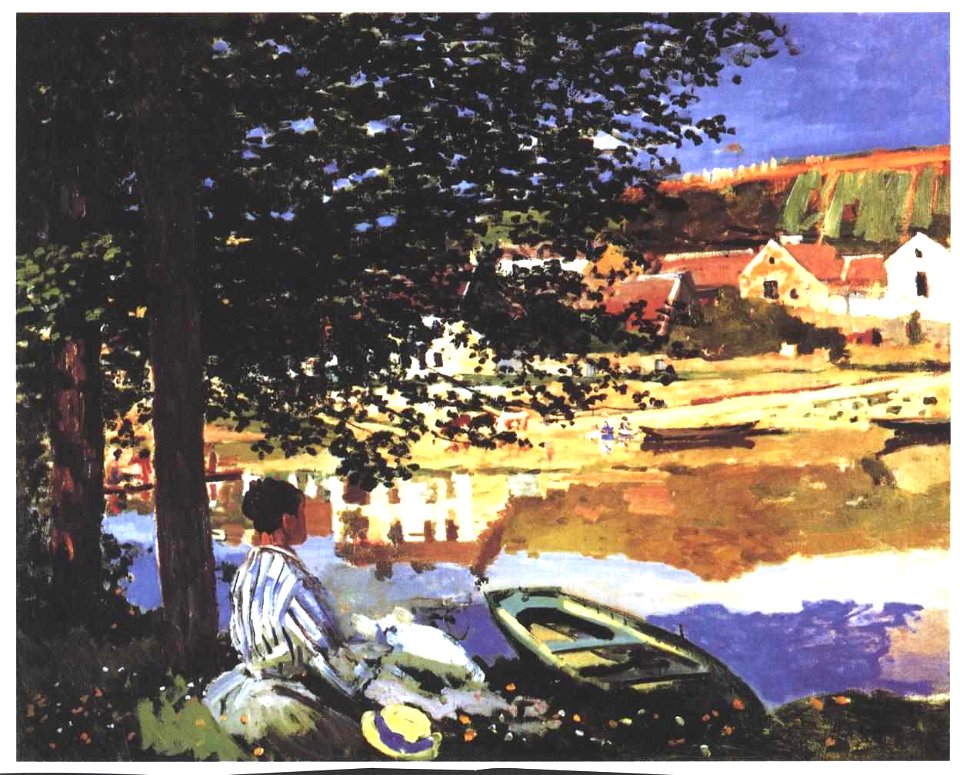 Monet - An der Seine bei Bennecourt