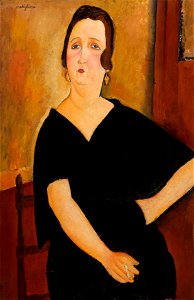 Amedeo Modigliani - Madame Amédée (1918). Free illustration for personal and commercial use.