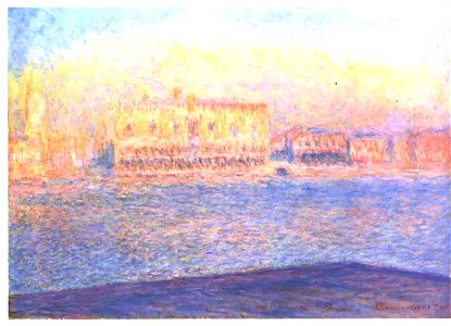 Monet - Der Dogenpalast in Venedig2
