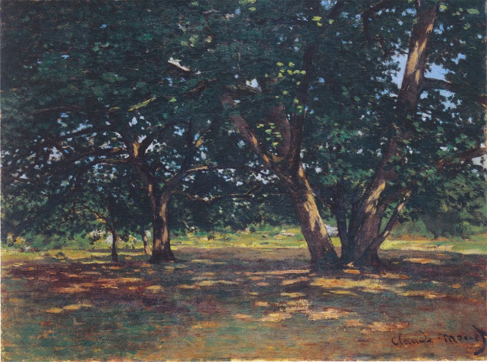 Monet - Wald von Fontainbleau