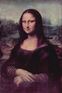 Mona Lisa by Leonardo da Vinci 042. Free illustration for personal and commercial use.