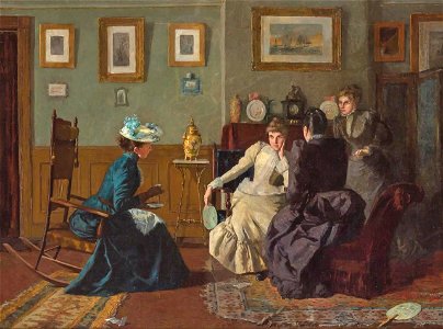 The Gossips by Louis Charles Moeller