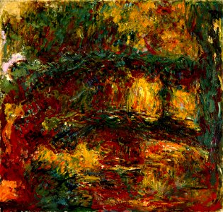 Claude Monet - The Japanese Footbridge (Museum of Fine Arts, Houston)