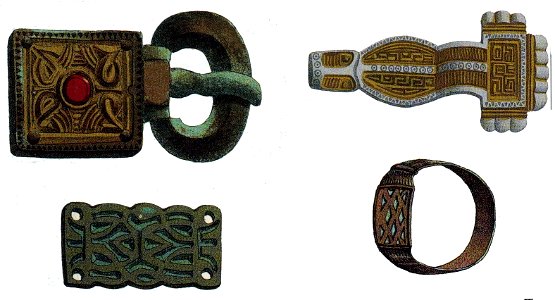 Molains fibule bague boucle 13682