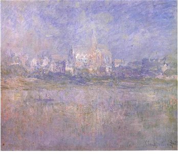 Monet - Vetheuil im Nebel