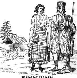 Moldavian peasants. Edmund Spencer (capt.). Travels in the western Causasus.1838. Chapter XIV