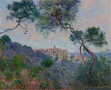 Monet - Bordighera 1884. Free illustration for personal and commercial use.