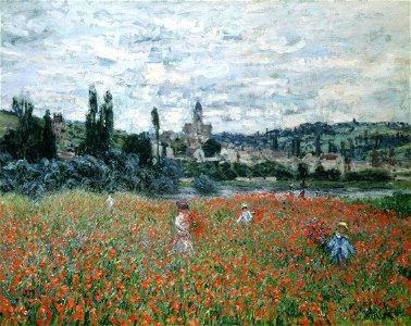 Claude Monet - Champ de coquelicots près de Vétheuil
