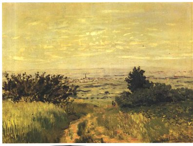 Monet - Blick auf die Ebene von Argenteuil
