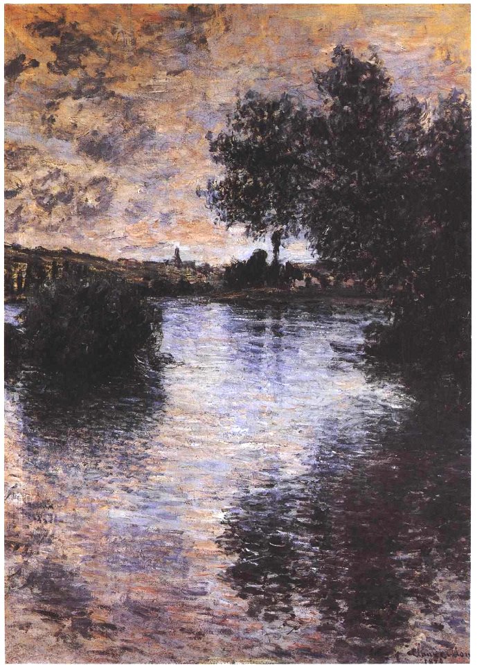 Monet - Die Seine bei Vetheuil