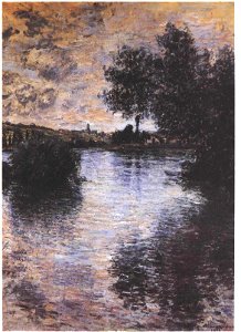 Monet - Die Seine bei Vetheuil