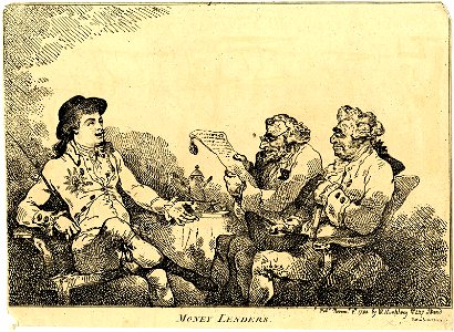 Money lenders. (BM 1868,0808.5382)