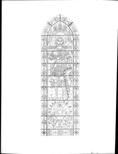 Monografie de la Cathedrale de Chartres - Atlas - Vitrail de saint George