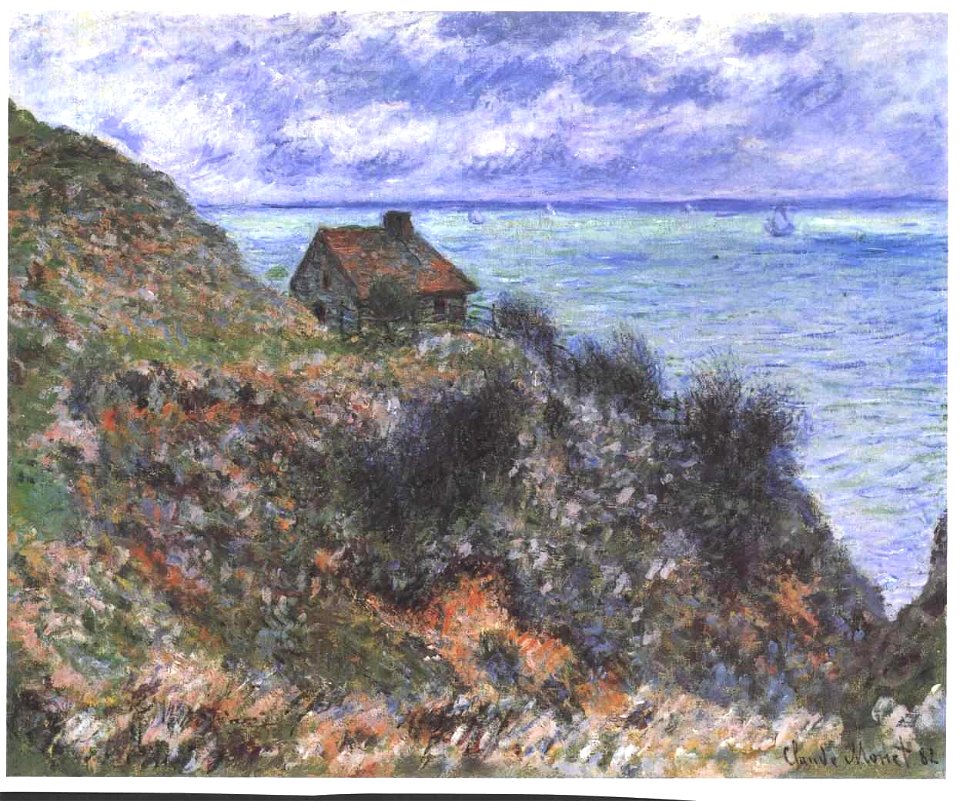 Monet - Hütte des Zollwächters bei Pourville - 1882