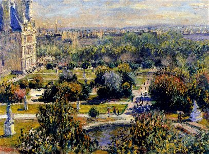 Monet-Tuileries-Marmottan. Free illustration for personal and commercial use.