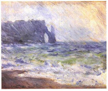 Monet - Regen bei Eretat
