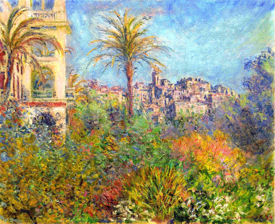 Villas à Bordighera by Claude Monet, 1884