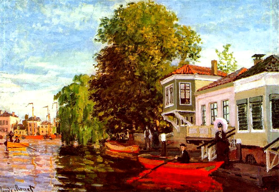 Monet 1871 The Zaan at Zaandam