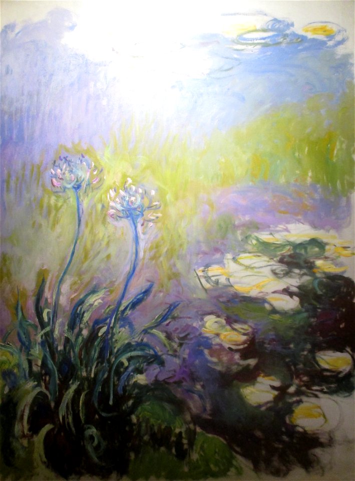 Monet Agapanthes Marmottan (cropped)