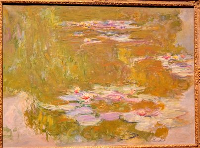 Monet w1901b the water lily pond