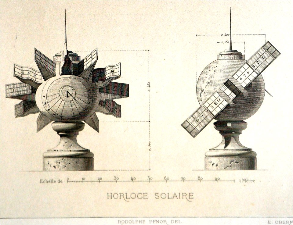 Monographie du château d'Anet 88945 (cadran solaire)