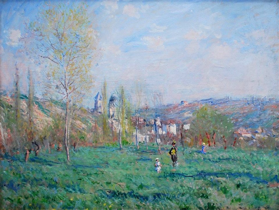 Monet w579 springtime in vetheuil
