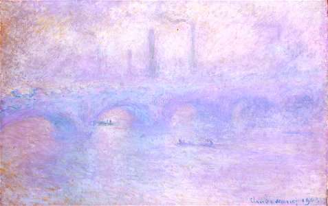 Monet, Claude - Waterloo Bridge. Effect of Fog