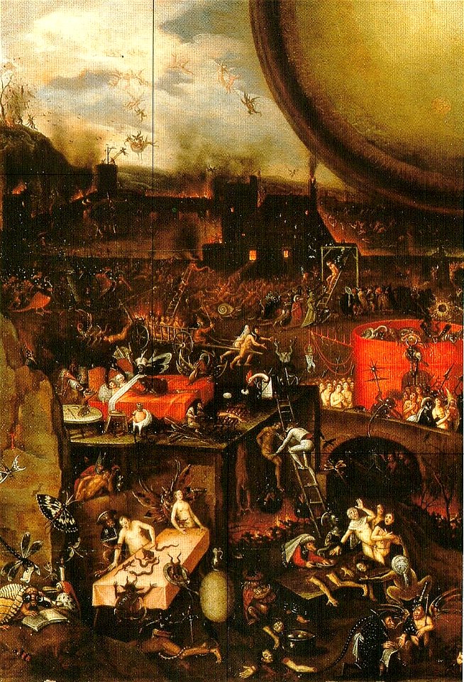 Monogrammist JS — Die Hölle (Detail) — ~1550