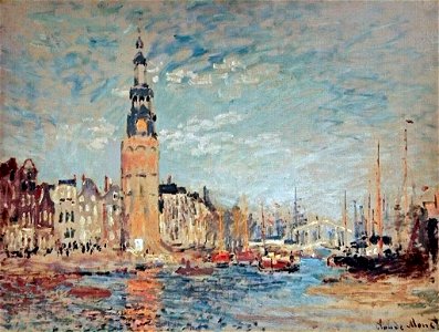 Monet w307 view of the Montalban Tower, Amsterdam