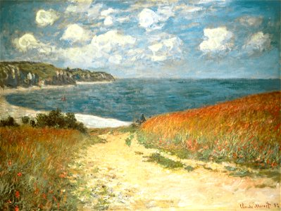 Claude Monet - Chemin dans les blés à Pourville (1882)