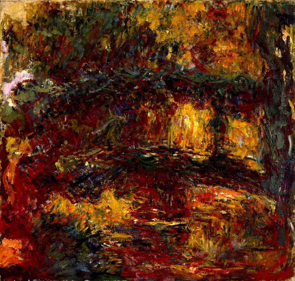 Claude Monet - The Japanese Footbridge, Giverny - Google Art Project