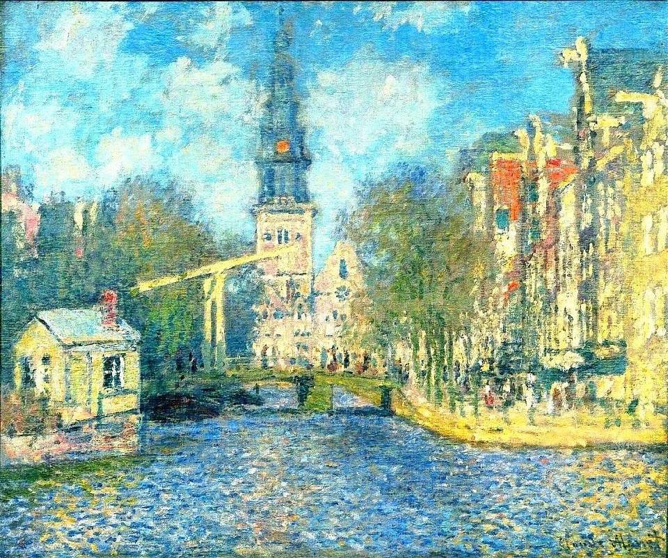 Monet zuiderkerk-in-amsterdam