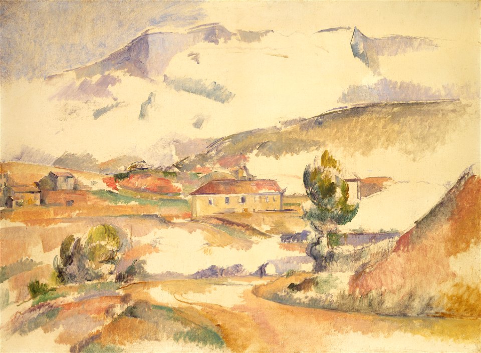 Montagne Sainte-Victoire, from near Gardanne E11044