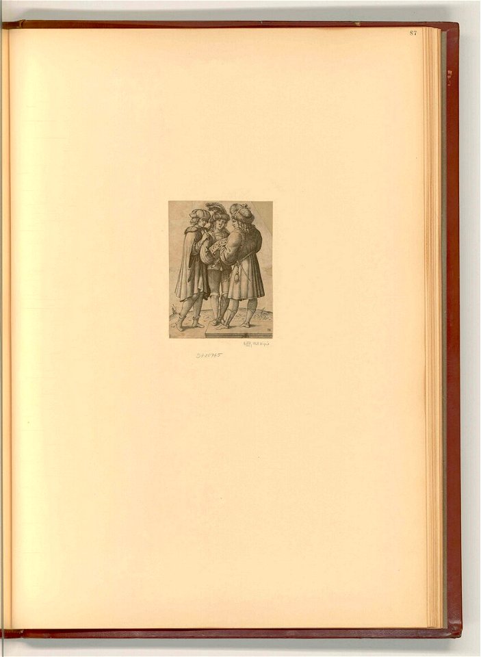 Monogrammist (unbestimmt) - Drei Sänger, ItIII10a87