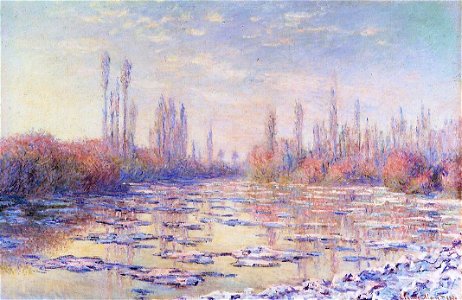 Claude Monet - Les Glacons