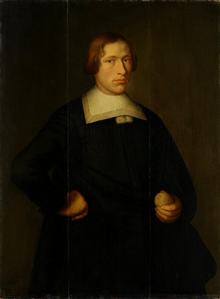 Monogrammist-B.v.H.-wohl-Bartholomeus-van-der-Helst-Bildnis-eines-jungen-Mannes-mit-Zitrone