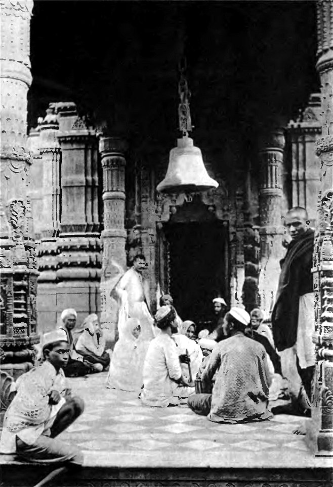 Monkey temple at Benares - Plate - History of India Vol 1 (1906)
