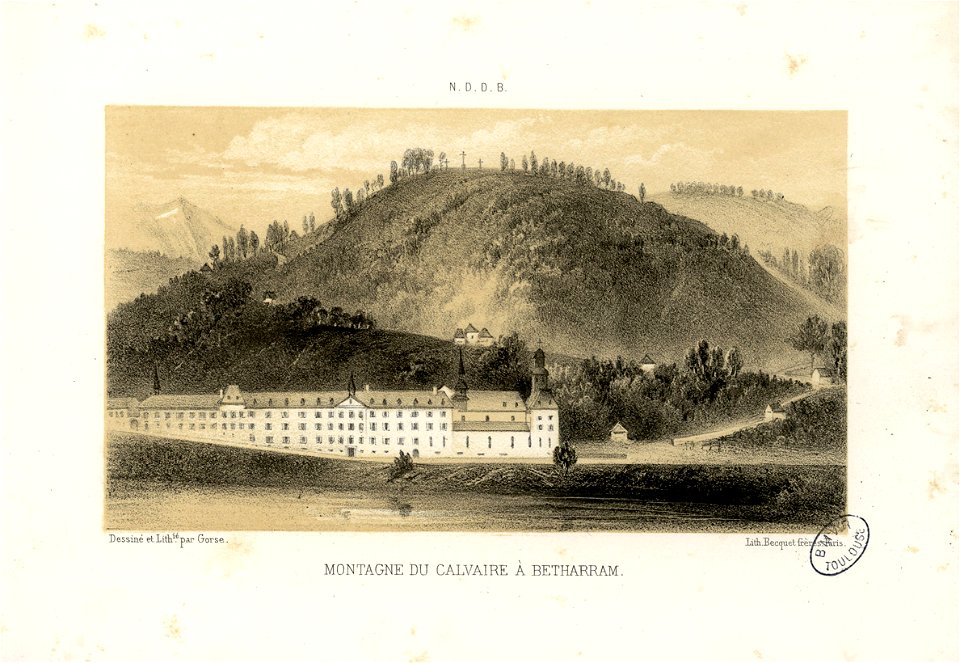 Montagne du Calvaire à Betharram - Fonds Ancely - B315556101 A GORSE 12 033