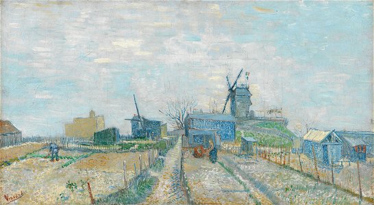 Montmartre molens en moestuinen - s0015V1962 - Van Gogh Museum