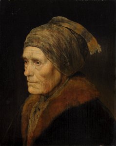 Monogrammist I. S. - Bildnis einer alten Frau - GG 419 - Kunsthistorisches Museum