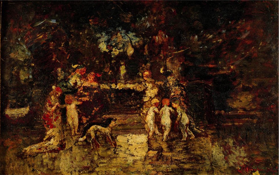 Monticelli - Fete dans le parc, lot.69 (cropped)