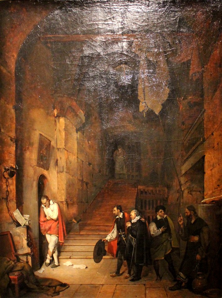 Montaigne visitant Le Tasse en prison - François Marius Granet - MBA Lyon 2014 (cropped)