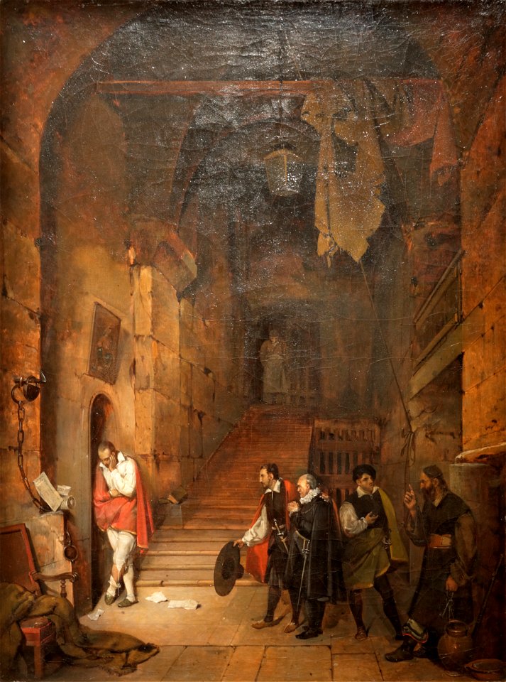 Montaigne visitant Le Tasse en prison-François Marius Granet-MBA Lyon 2014-02