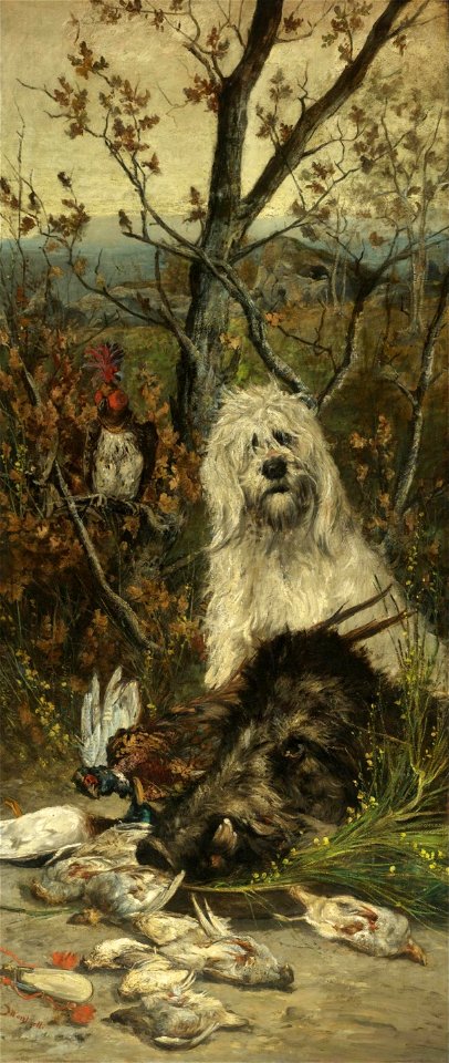 Monticelli - La Chasse, La Pêche A Pair of Paintings, lot.111 (cropped) La Chasse