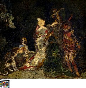 Monticelli - Figuren in een park, KMSKA